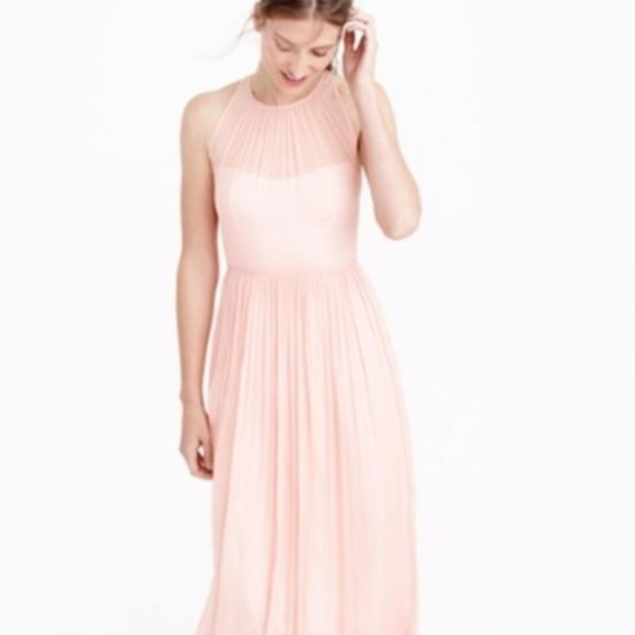 J.Crew Megan Dress - Grey Chiffon - Picture 1 of 7